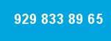 929 833 89 65 929 833 89 65